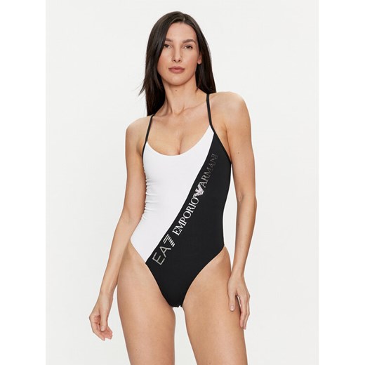 EA7 Emporio Armani Strój kąpielowy 911120 4R407 00911 Czarny ze sklepu MODIVO w kategorii Stroje kąpielowe - zdjęcie 182600991