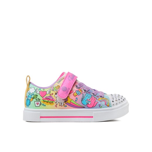 Skechers Sneakersy Twinkle Sparks - BFF Magic 314786L Kolorowy ze sklepu MODIVO w kategorii Trampki dziecięce - zdjęcie 182601044