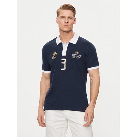 La Martina Polo YMP305 PK001 Granatowy Regular Fit ze sklepu MODIVO w kategorii T-shirty męskie - zdjęcie 182601061