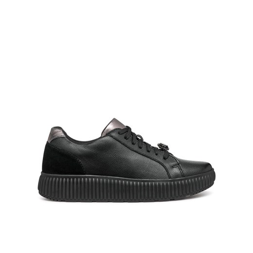 Geox Sneakersy D Graisy D46XFG 04622 C9999 Czarny ze sklepu MODIVO w kategorii Buty sportowe damskie - zdjęcie 182601243