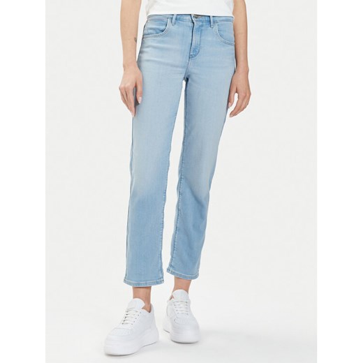 Wrangler Jeansy Love Letters 112350946 205232 Niebieski Straight Leg ze sklepu MODIVO w kategorii Jeansy damskie - zdjęcie 182601391