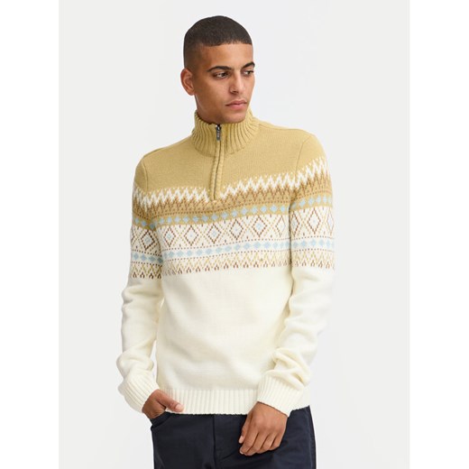 Blend Sweter 20717433 Beżowy Regular Fit ze sklepu MODIVO w kategorii Swetry męskie - zdjęcie 182601423