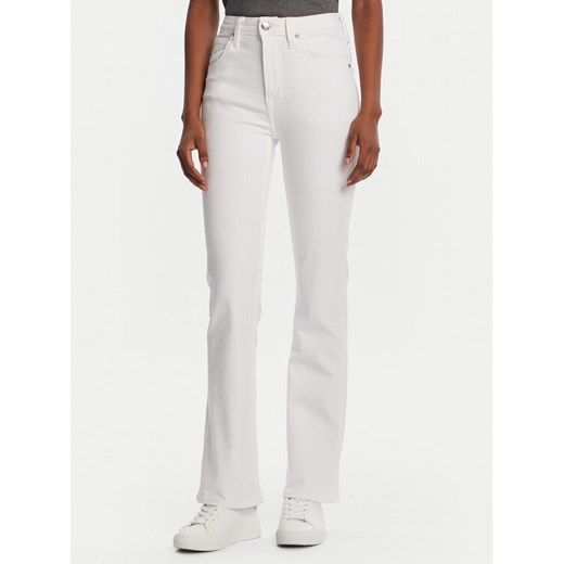 Lee Jeansy Breese 112363795 Biały Skinny Fit ze sklepu MODIVO w kategorii Jeansy damskie - zdjęcie 182601434