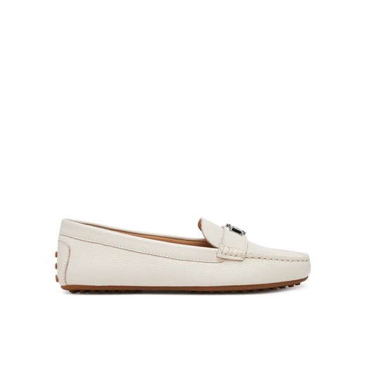LAUREN RALPH LAUREN Mokasyny Barnsbury  802942768012 Biały ze sklepu MODIVO w kategorii Mokasyny damskie - zdjęcie 182601441