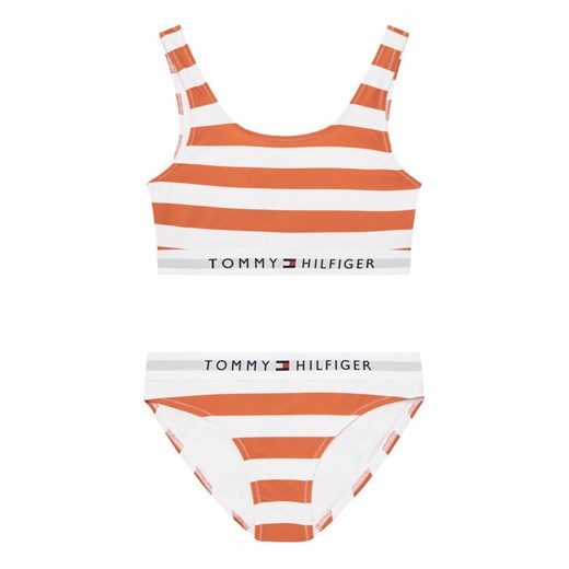 Tommy Hilfiger Strój kąpielowy UG0UG00787 Pomarańczowy ze sklepu MODIVO w kategorii Stroje kąpielowe - zdjęcie 182601504