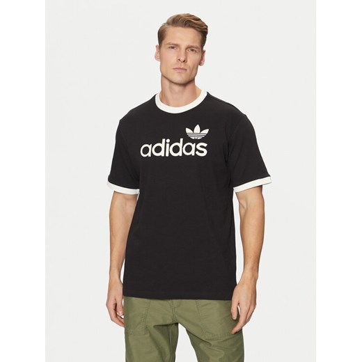 adidas T-Shirt Simple JC8372 Czarny Regular Fit ze sklepu MODIVO w kategorii T-shirty męskie - zdjęcie 182601553