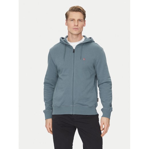 Napapijri Bluza Balis NP0A4HHV Beżowy Regular Fit ze sklepu MODIVO w kategorii Bluzy męskie - zdjęcie 182601594