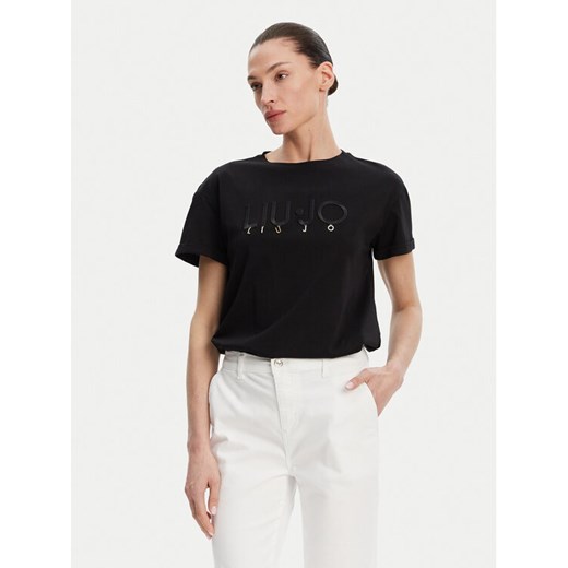 Liu Jo T-Shirt WA5007 JS923 Czarny Relaxed Fit ze sklepu MODIVO w kategorii Bluzki damskie - zdjęcie 182601602