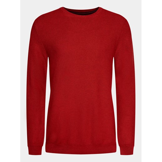 Pierre Cardin Sweter 50600/000/5040 Czerwony Regular Fit ze sklepu MODIVO w kategorii Swetry męskie - zdjęcie 182601631