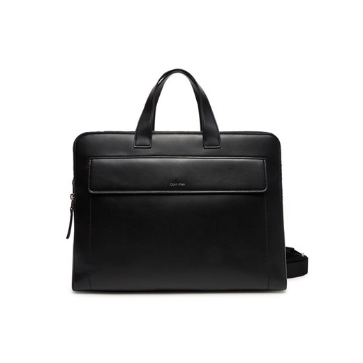 Calvin Klein Torba na laptopa Ck Sleek 2G Laptop Bag K50K512936 Czarny ze sklepu MODIVO w kategorii Torby na laptopa - zdjęcie 182601632