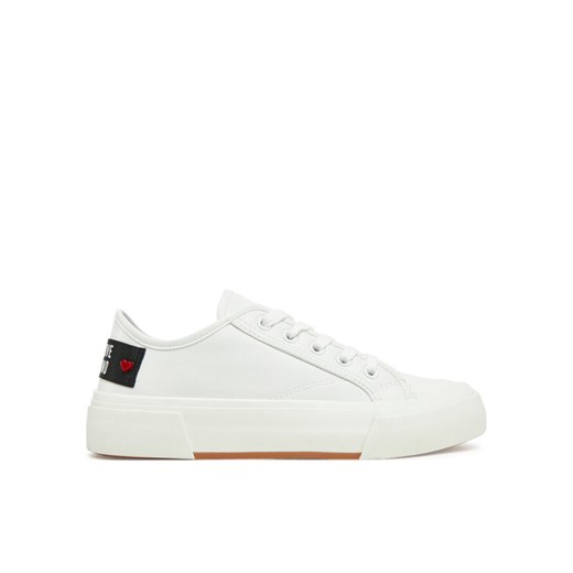 LOVE MOSCHINO Trampki JA15012G1MIA0100 Biały ze sklepu MODIVO w kategorii Trampki damskie - zdjęcie 182601663