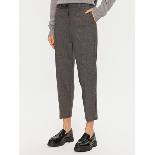 ViCOLO Spodnie materiałowe TS0102 Szary Regular Fit ze sklepu MODIVO w kategorii Spodnie damskie - zdjęcie 182601683