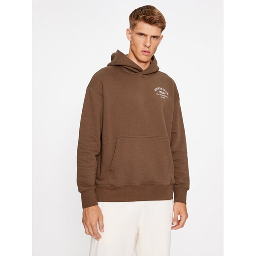 Fila Bluza FAM0503 Brązowy Oversize ze sklepu MODIVO w kategorii Bluzy męskie - zdjęcie 182601712