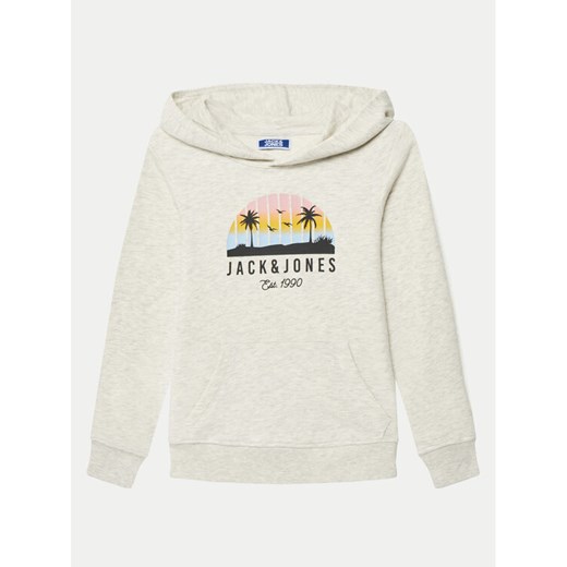 Jack&Jones Junior Bluza Palm 12269868 Beżowy Regular Fit ze sklepu MODIVO w kategorii Bluzy chłopięce - zdjęcie 182601803