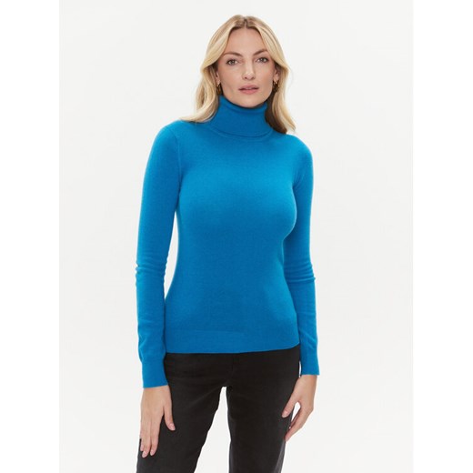 Marella Golf Incom 2333660836200 Turkusowy Slim Fit ze sklepu MODIVO w kategorii Swetry damskie - zdjęcie 182601844