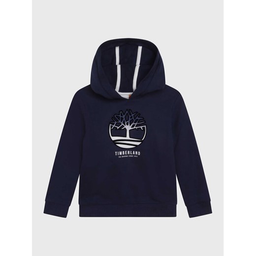 Timberland Bluza T25T59 S Granatowy Regular Fit ze sklepu MODIVO w kategorii Bluzy chłopięce - zdjęcie 182601853