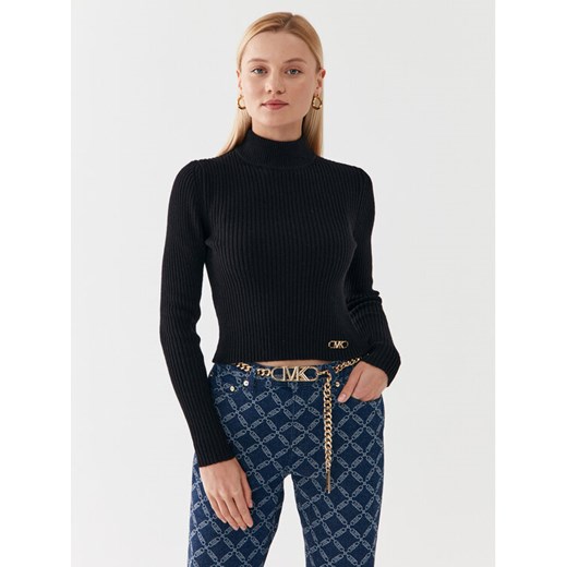 MICHAEL Michael Kors Sweter MF360P26V1 Czarny Slim Fit ze sklepu MODIVO w kategorii Swetry damskie - zdjęcie 182601962