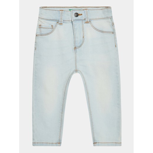 United Colors Of Benetton Jeansy 4DURGE00D Niebieski Slim Fit ze sklepu MODIVO w kategorii Spodnie dziewczęce - zdjęcie 182601971
