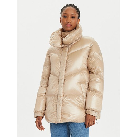 Woolrich Kurtka puchowa Aliquippa CFWWOU0925FRUT3085 Beżowy Regular Fit ze sklepu MODIVO w kategorii Kurtki damskie - zdjęcie 182601973