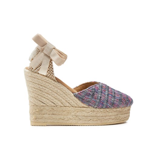 Manebi Espadryle Acapulco Heart-Shaped Wedge Espadrilles G 0.6 WH Różowy ze sklepu MODIVO w kategorii Espadryle damskie - zdjęcie 182602013