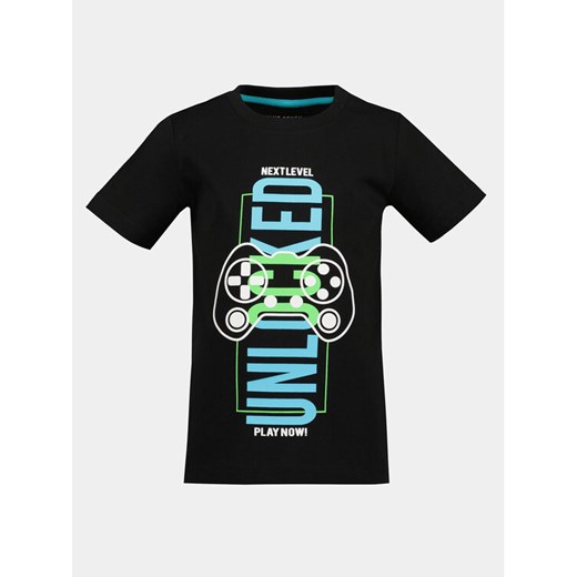 Blue Seven T-Shirt 802305 X Czarny Regular Fit ze sklepu MODIVO w kategorii T-shirty chłopięce - zdjęcie 182602023