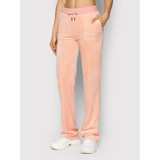 Juicy Couture Spodnie dresowe Del Ray JCAP180 Różowy Regular Fit ze sklepu MODIVO w kategorii Spodnie damskie - zdjęcie 182602024