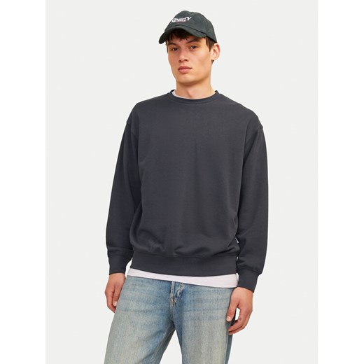 Jack&Jones Bluza Charge 12257853 Granatowy Loose Fit ze sklepu MODIVO w kategorii Bluzy męskie - zdjęcie 182602054