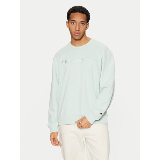 Champion Bluza 220272 Zielony Relaxed Fit ze sklepu MODIVO w kategorii Bluzy męskie - zdjęcie 182602160