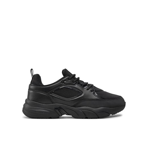 Calvin Klein Jeans Sneakersy Retro Tennis Low Lace Mix Mg Mtr YW0YW01497 Czarny 40 MODIVO