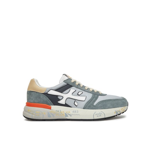 Premiata Sneakersy Mick Var 7245 Szary ze sklepu MODIVO w kategorii Buty sportowe męskie - zdjęcie 182602212