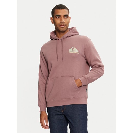 Quiksilver Bluza Omni Logo AQYFT03358 Fioletowy Regular Fit ze sklepu MODIVO w kategorii Bluzy męskie - zdjęcie 182602213