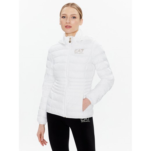 EA7 Emporio Armani Kurtka przejściowa 8NTB23 TNF8Z 0101 Biały Regular Fit ze sklepu MODIVO w kategorii Kurtki damskie - zdjęcie 182602264
