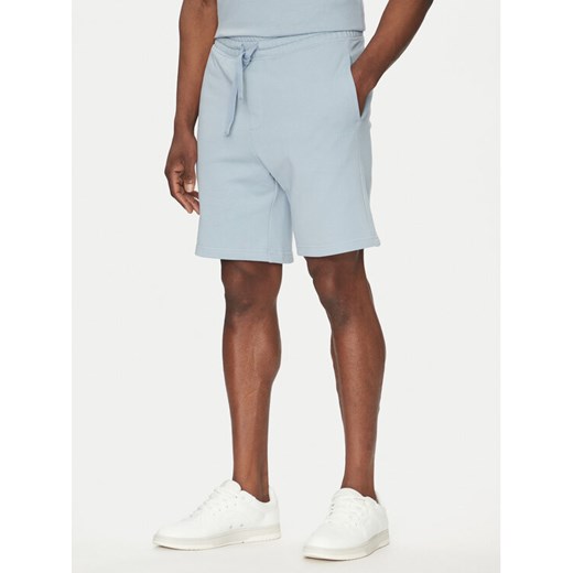 HUGO Szorty sportowe Dayono 50530696 Błękitny Relaxed Fit ze sklepu MODIVO w kategorii Spodenki męskie - zdjęcie 182602352