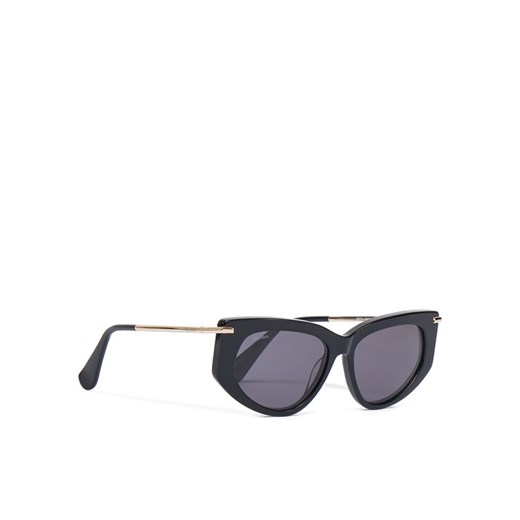 Max Mara Okulary przeciwsłoneczne MM0100 01A Czarny ze sklepu MODIVO w kategorii Okulary przeciwsłoneczne damskie - zdjęcie 182602393
