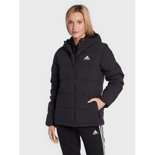adidas Kurtka puchowa Helionic HG8747 Czarny Regular Fit ze sklepu MODIVO w kategorii Kurtki damskie - zdjęcie 182602443