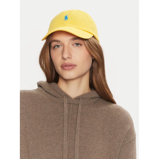 Polo Ralph Lauren Czapka z daszkiem 211912843005 Żółty ze sklepu MODIVO w kategorii Czapki z daszkiem damskie - zdjęcie 182602534