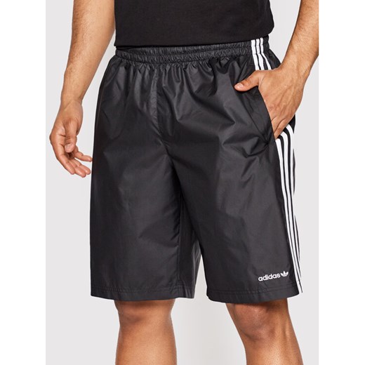 adidas Szorty kąpielowe Graphic Common Memory HC7125 Czarny Regular Fit ze sklepu MODIVO w kategorii Kąpielówki - zdjęcie 182602541