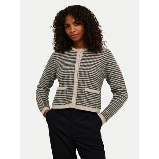 Kaffe Kardigan Ellery 10509031 Beżowy Regular Fit ze sklepu MODIVO w kategorii Swetry damskie - zdjęcie 182602583