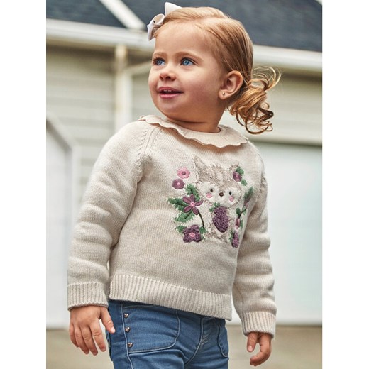 Mayoral Sweter 2323 Beżowy Regular Fit ze sklepu MODIVO w kategorii Bluzy i swetry - zdjęcie 182602590