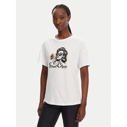Liu Jo T-Shirt WA5342 JS923 M9504 Biały Regular Fit ze sklepu MODIVO w kategorii Bluzki damskie - zdjęcie 182602623