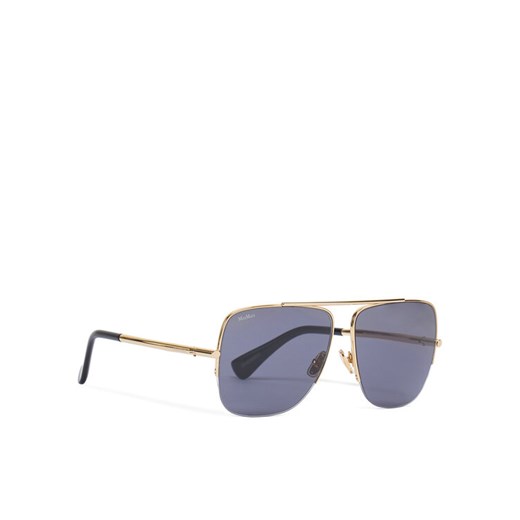 Max Mara Okulary przeciwsłoneczne MM0121 30A Złoty ze sklepu MODIVO w kategorii Okulary przeciwsłoneczne damskie - zdjęcie 182602674
