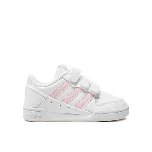 adidas Sneakersy Team Court 2 Str Cf C ID6635 Biały ze sklepu MODIVO w kategorii Buty sportowe dziecięce - zdjęcie 182602770