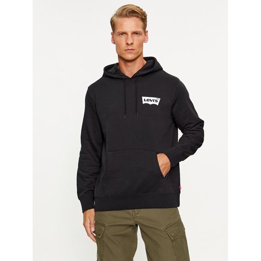 Levi's® Bluza Standard Graphic 38424-0080 Czarny Standard Fit ze sklepu MODIVO w kategorii Bluzy męskie - zdjęcie 182602782