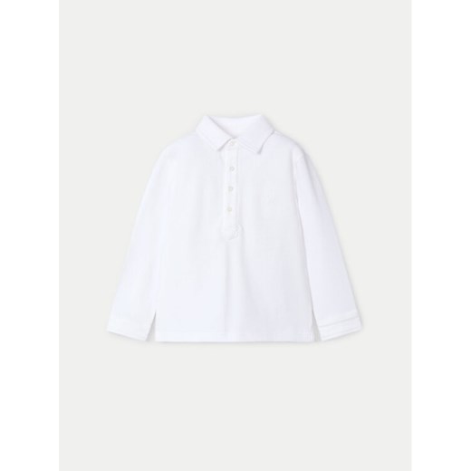 Mayoral Polo 4101 Biały Regular Fit ze sklepu MODIVO w kategorii T-shirty chłopięce - zdjęcie 182602843