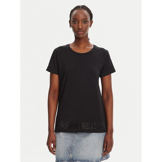 Liu Jo Sport T-Shirt TA5180 JS923 Czarny Regular Fit ze sklepu MODIVO w kategorii Bluzki damskie - zdjęcie 182602913