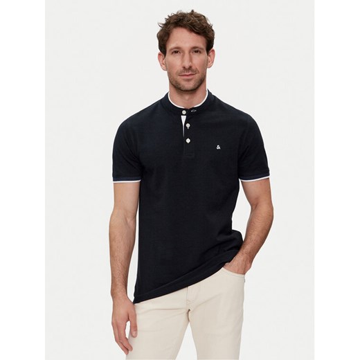 Jack&Jones Polo Paulos 12199711 Granatowy Slim Fit ze sklepu MODIVO w kategorii T-shirty męskie - zdjęcie 182602991