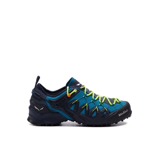 Salewa Trekkingi Wildfire Edge 61346-3988 Niebieski ze sklepu MODIVO w kategorii Buty trekkingowe męskie - zdjęcie 182603002