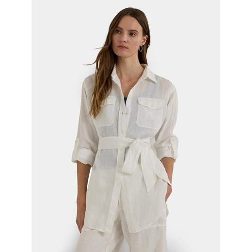 Lauren Ralph Lauren Koszula 200786629001 Biały Relaxed Fit S MODIVO