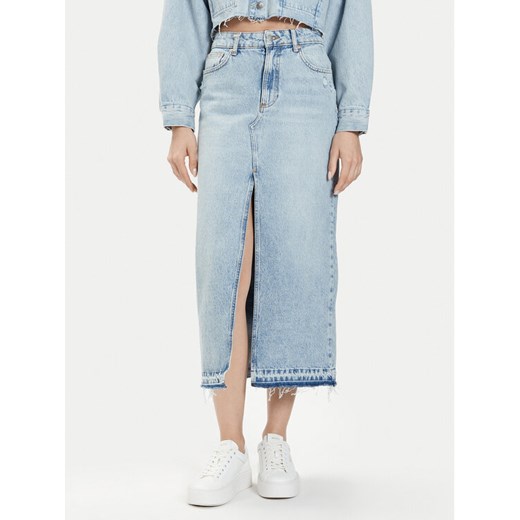 United Colors Of Benetton Spódnica jeansowa 46JTD003J Niebieski Regular Fit ze sklepu MODIVO w kategorii Spódnice - zdjęcie 182603100