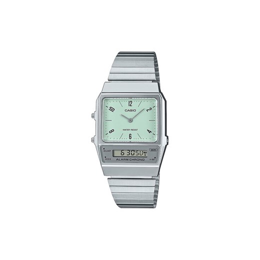 Casio Zegarek Vintage Classic AQ-800E-3AEF Srebrny ze sklepu MODIVO w kategorii Zegarki - zdjęcie 182603194